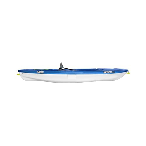 Pelican Sentinel 80x - Sit-on-top Kayak - Recreational One Person Kayak - 8ft - Fade Deep Blue White