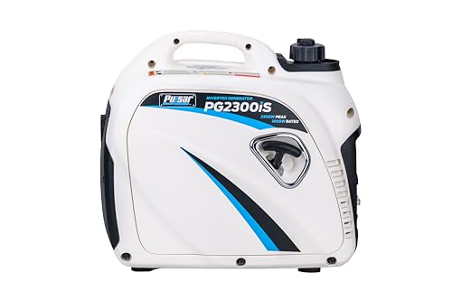 Pulsar PG2300iS 2,300W Portable Super Quiet Gas-Powered Inverter Generator with USB Outlet & Parallel Capability, CARB Compliant