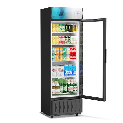 KoolMore MDR-9CP Display-Refrigerator, 9 cu.ft. Single Swing Door, Black