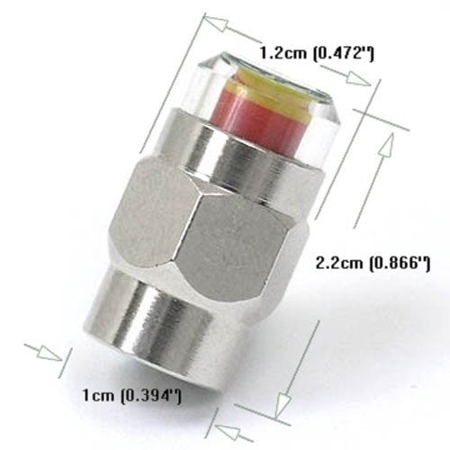 Gozens 26-80psi TPMS Tire Pressure Monitor Valve Stem Cap Tyre Sensor Indicator (26 PSI)