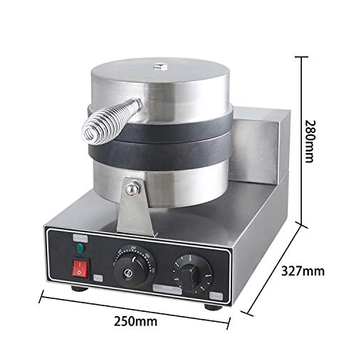 Kolice Commercial Gelato Panini Press Machine, Donut Ice Cream Dessert Italy Ice Cream Sandwich Press Burger Maker- 1300W, Timer and Temperature Control, Non-Stick Teflon Coating