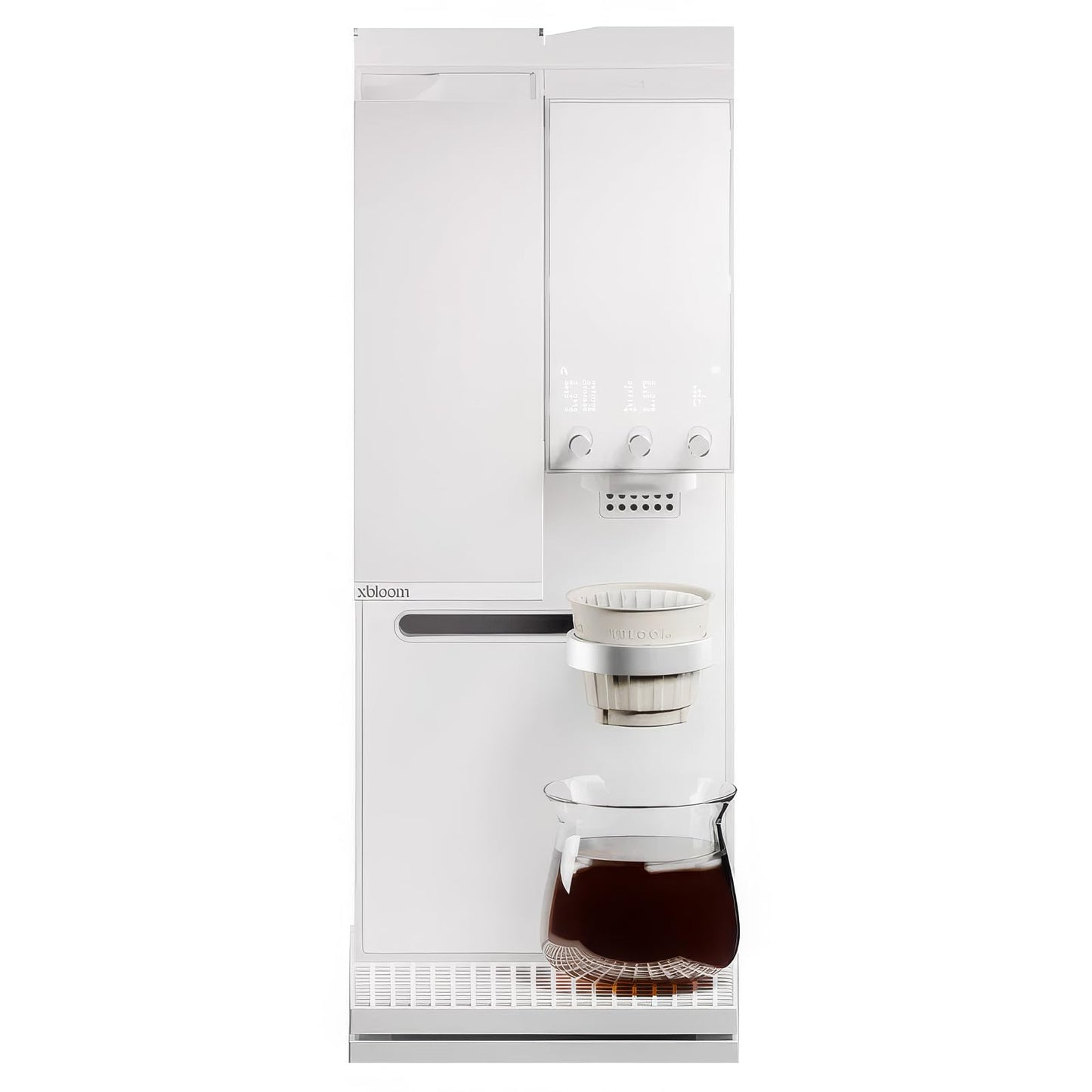 xBloom Studio – The Ultimate Coffee Machine – Drip Coffee Maker with Integrated Grinder, Scale, and 3 Levels of Automation, Moonlight White