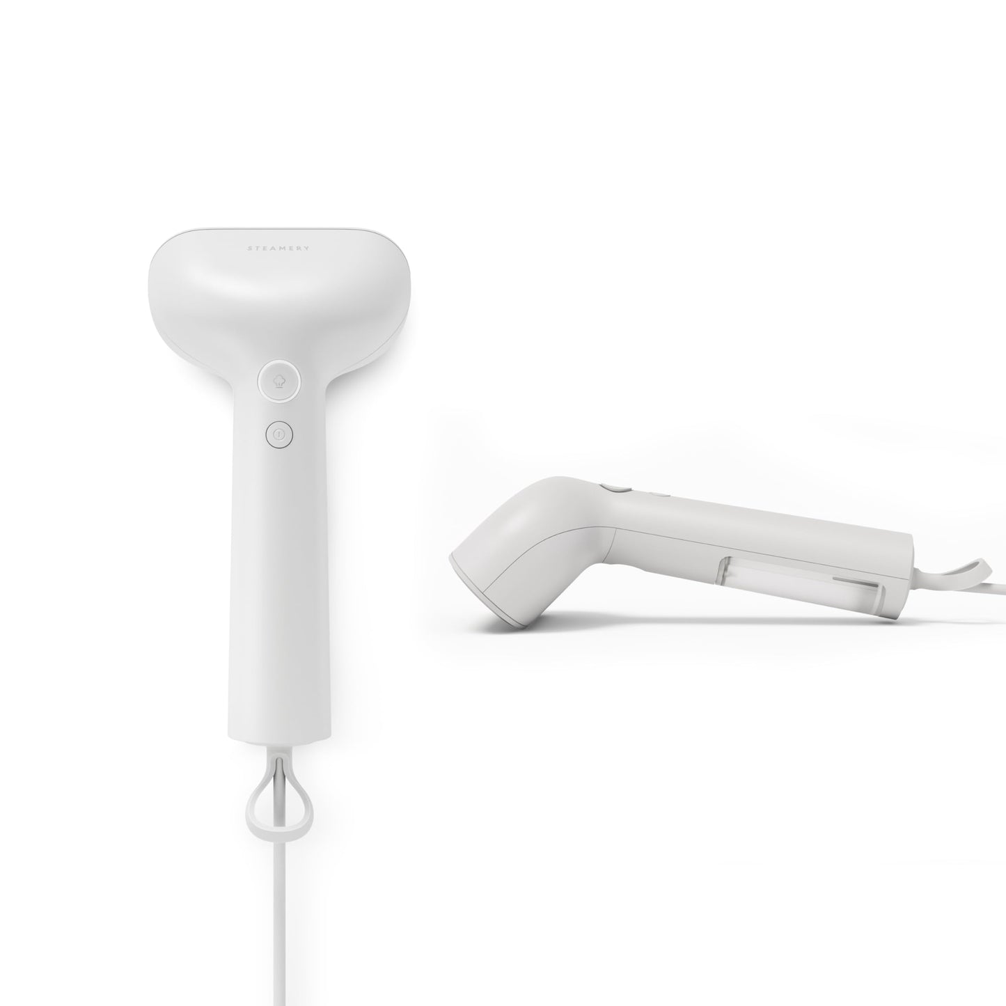 Steamery Handheld Clothes Steamer Cirrus X, 1200W, Steam Output 20g/min, Heat up in 20 Seconds, Portable, Minimalistic, Scandinavian design, White
