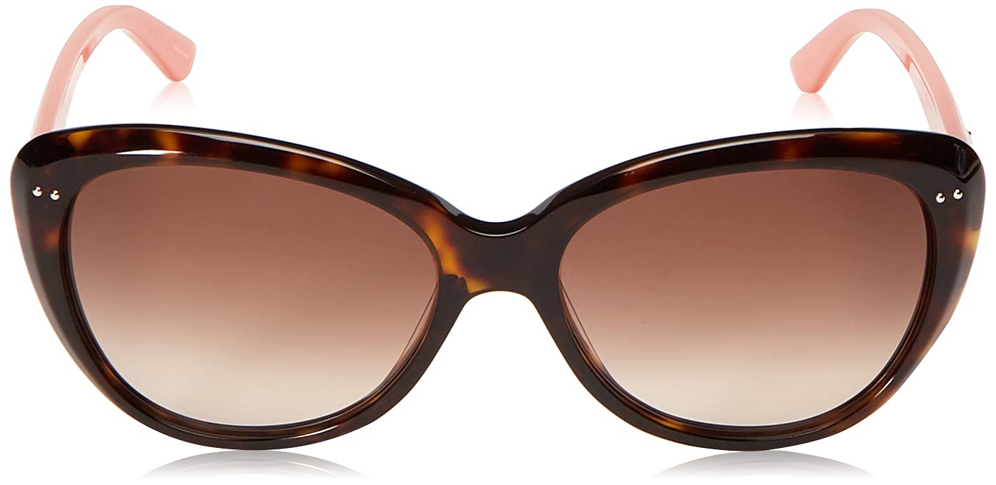 kate spade new york Angelique Sunglasses, Women's Trendy Rx-Able Cat Eye Sunglasses with 100% UV Protection Coating & Branded Travel Case