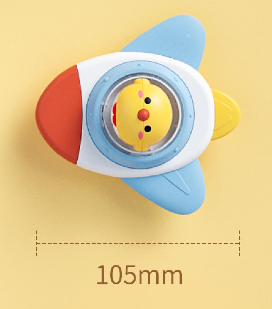 Yummy Baby 3PCS Suction Cup Spinner Toys for Girls and Boys, Perfect for Birthday, Sensory Bath Toys for Toddlers (3 Pack) (Set 2)