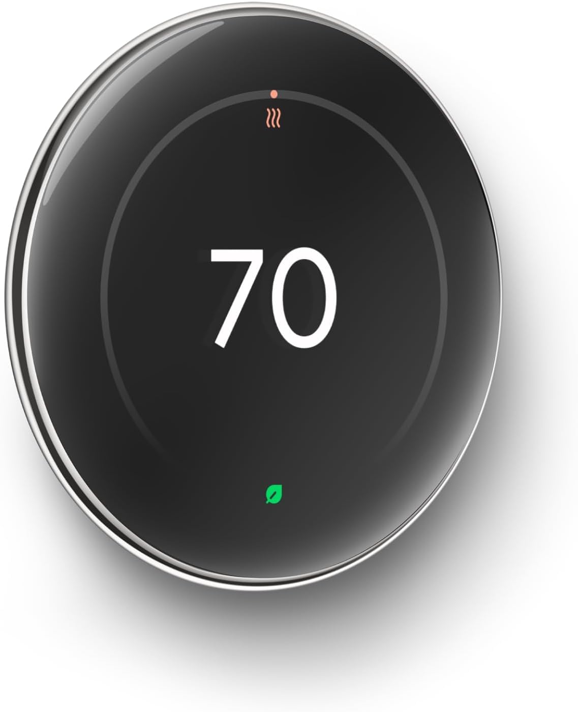 Google Nest Learning Thermostat Pro Edition with Temperature Sensor (4th Gen, 2024) Smart Energy Saving, Advanced Calibration, Adaptive Eco, Compatible with Alexa & Google Home (Polished Silver)