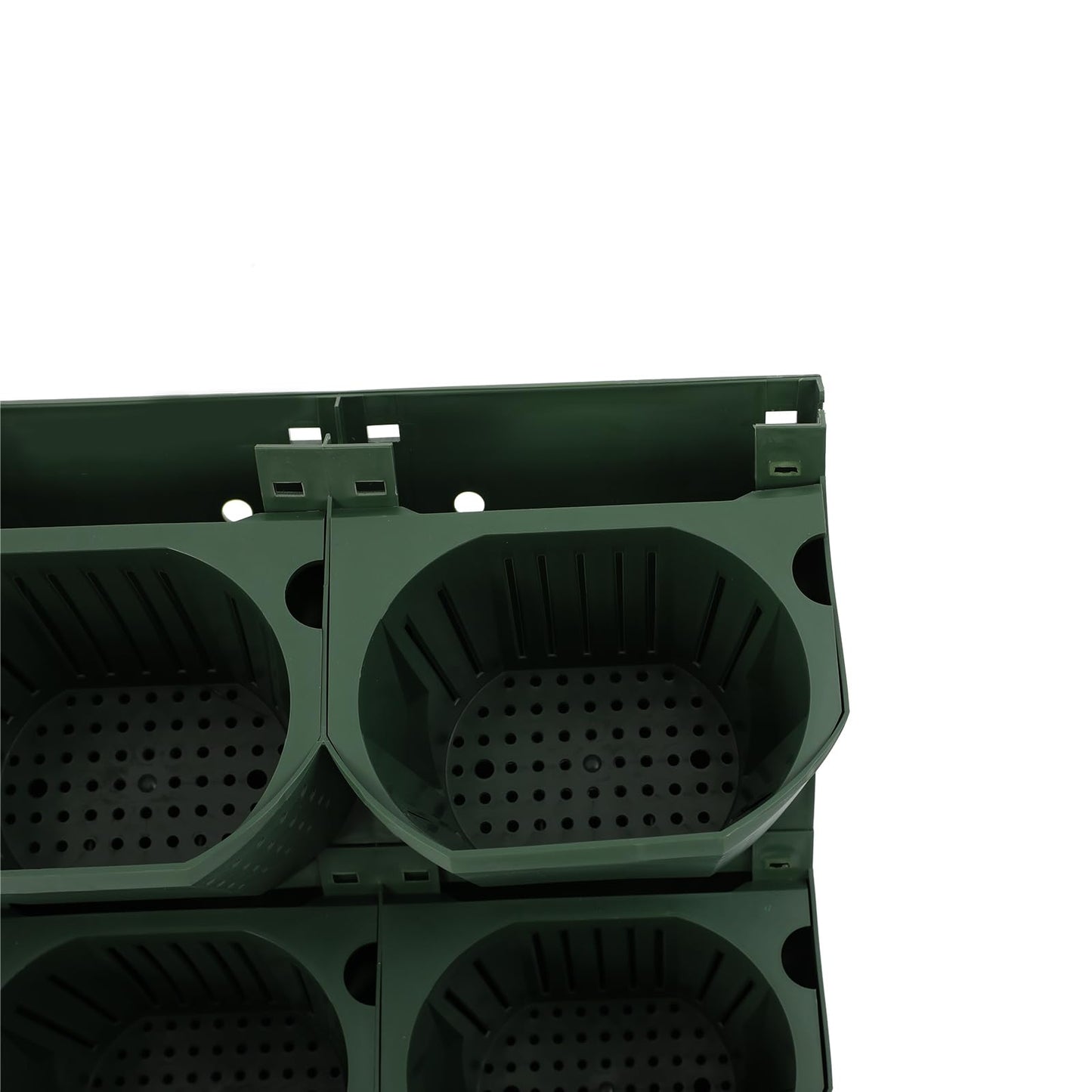 FiueStur Self Watering Wall Mounted Vertical Planter, 36 Pots Vertical Wall Planter Self-Watering System for Indoor Outdoor Garden, Modular Vertical Planter with Drainage Holes