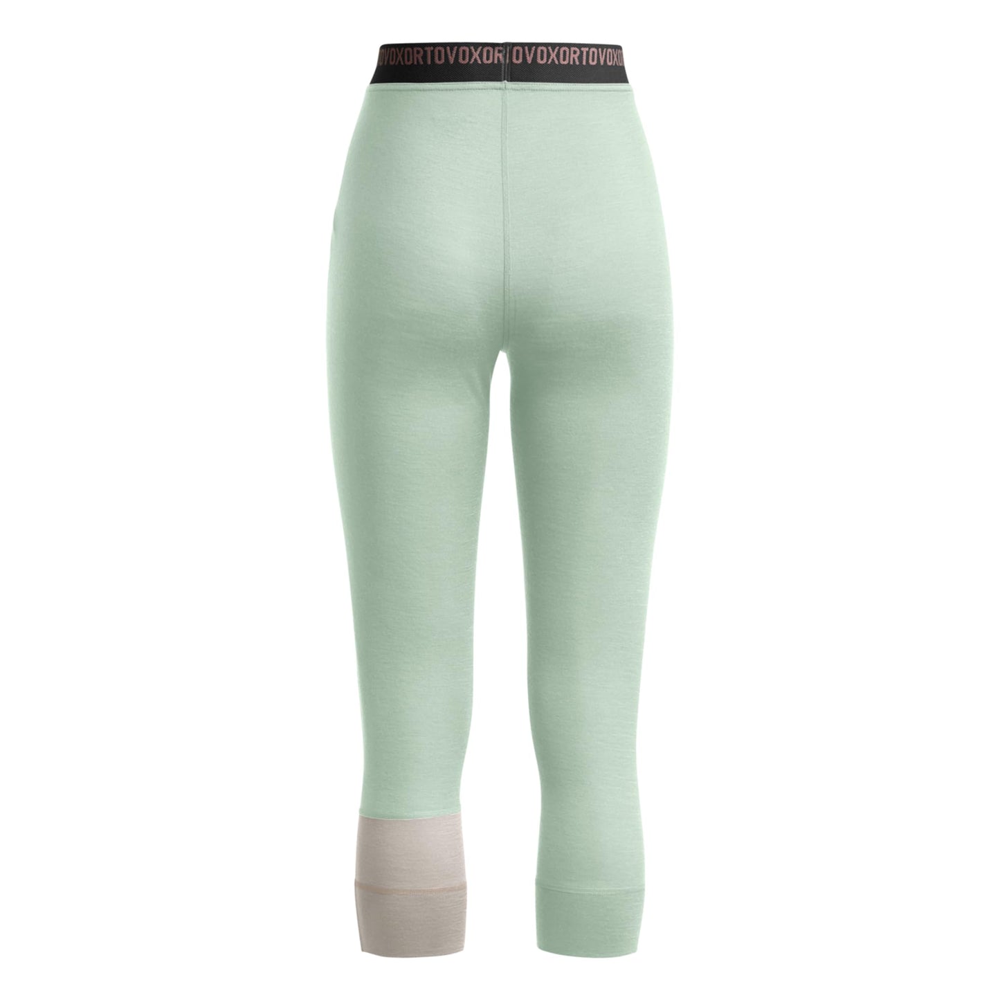 Ortovox Women's 185 Rock'n'Wool Short Pants, Soft Breathable Merino Wool Base Layer for Winter Touring, Skiing & Snowboarding - Green Acid - XL