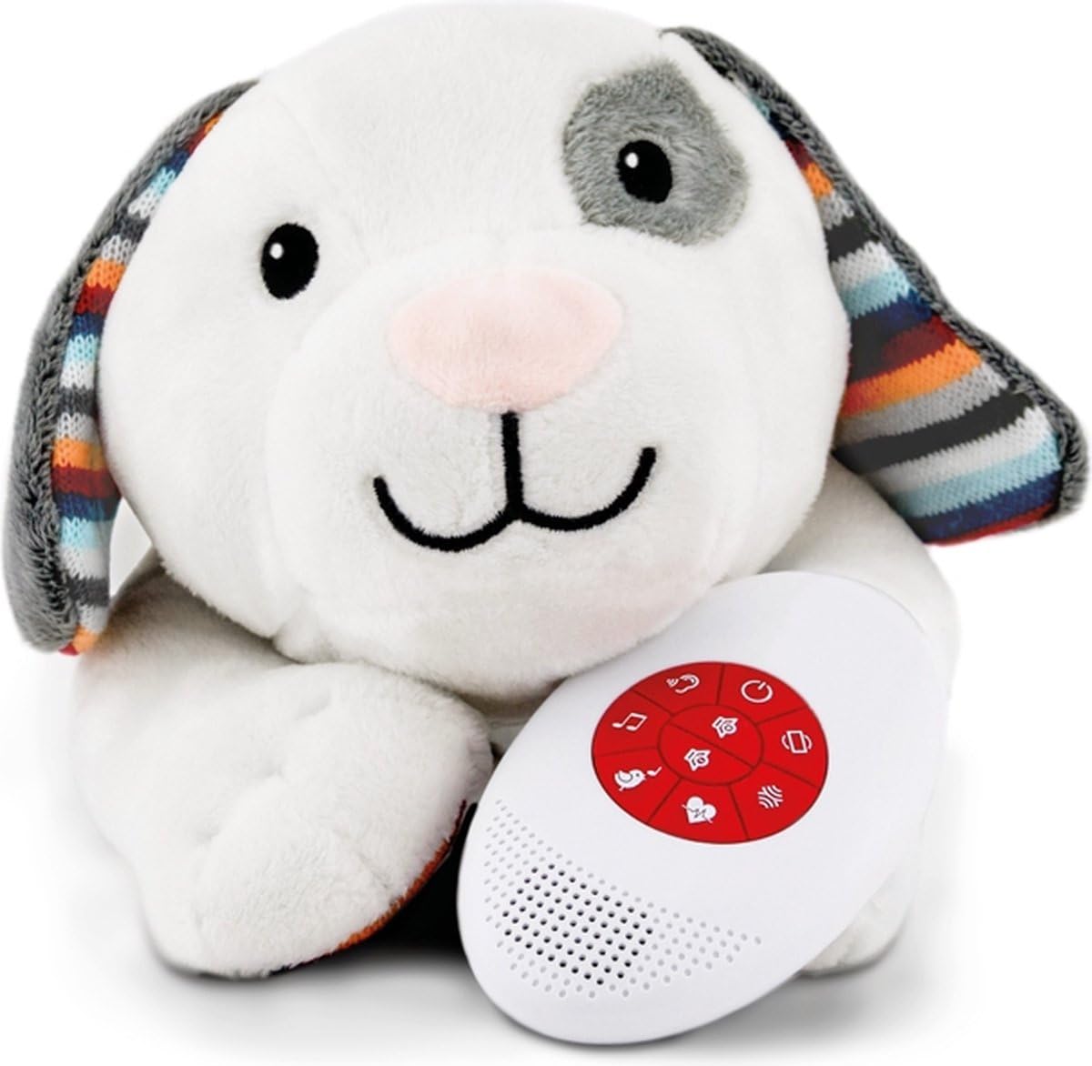 Zazu Dex The Dog Baby Soother - Baby Musical Soft Toy with Heartbeat Sound and White Noise β Sleep Aid for Babies and Newborn with Cry Sensor and Shake Activation, 10 min Auto Shut Off