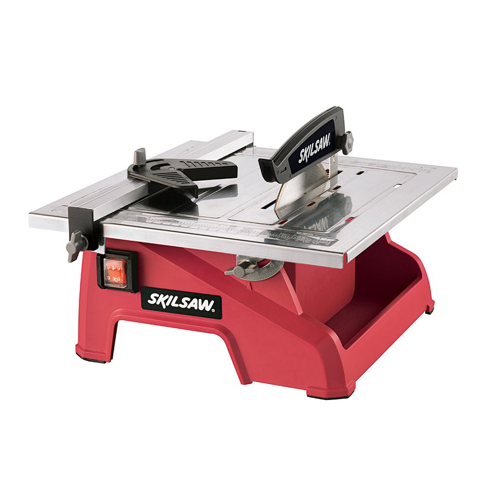 SKIL 7-Inch Wet Tile Saw (3540-02) and QEP 7" Continuous Rim Diamond Blade