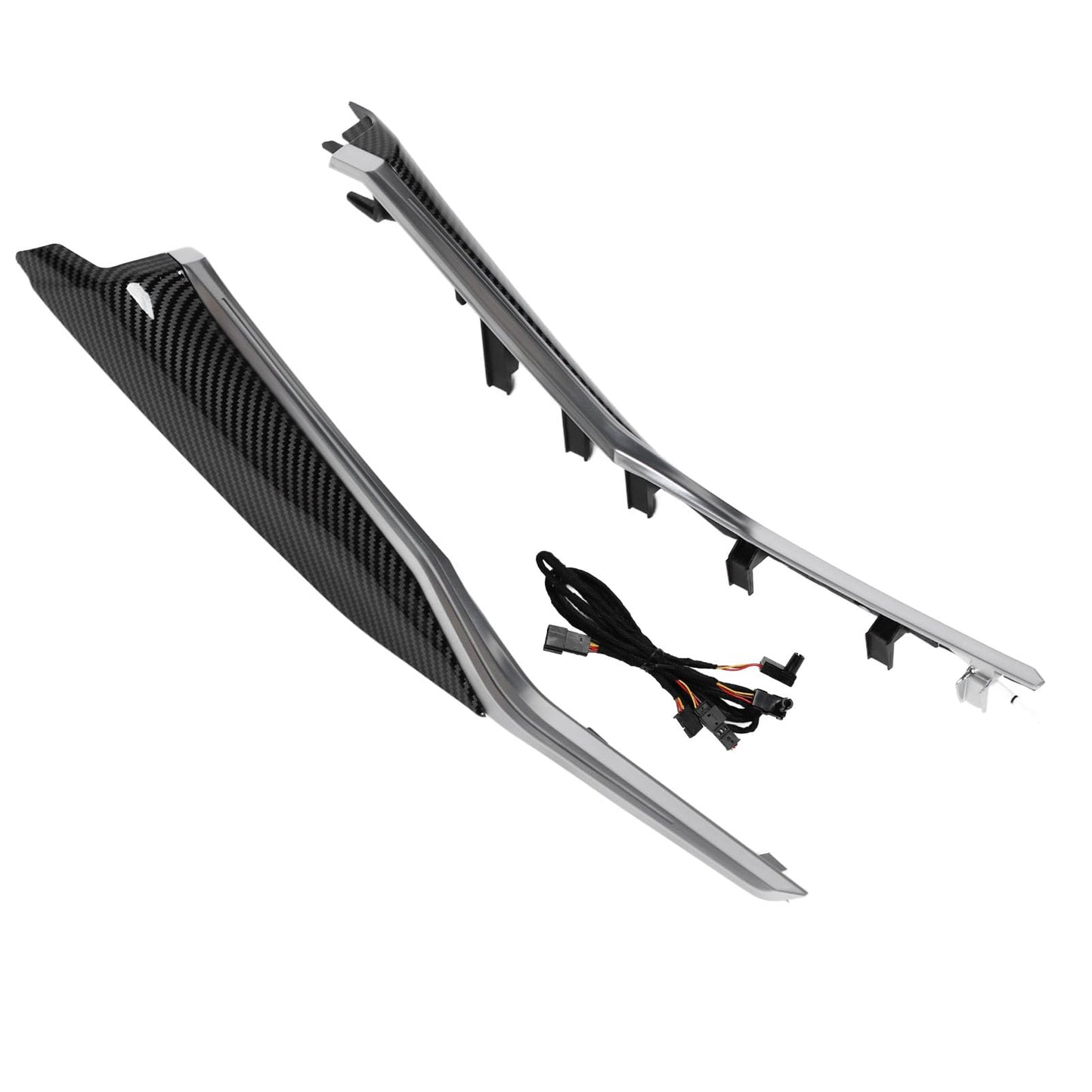 Center Console LED Ambient Light, Hidden LED Light Strip, Enhances Interior Ambiance with 11 Colors, for 3 4 Series G20 G22 G23 G26 M3 G80 M4 G82 G83 LHD 2019 Onwards (Carbon