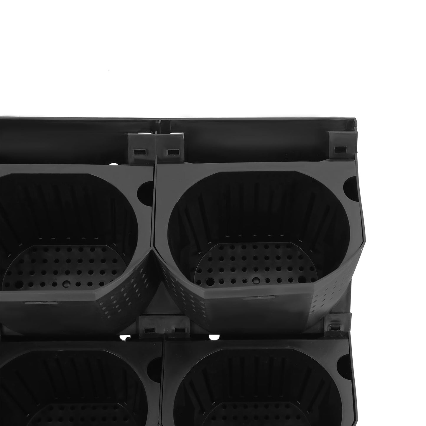 TFCFL Self Watering Wall Planter with 36 Pots,Vertical Garden Planter for Indoor Plants,Wall Mounted Planters Hanging Flower Herbs Vegetables for Patio Outdoor Decor (Black)