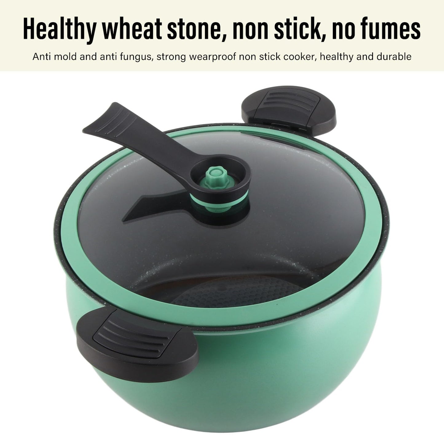 Micro Pressure Cooker Fast Cooking Cookware, 31 * 28 * 17cm Non Stick Microwave Kitchenware, Multi Functional Big Capacity Universal Stew Pot (7L)
