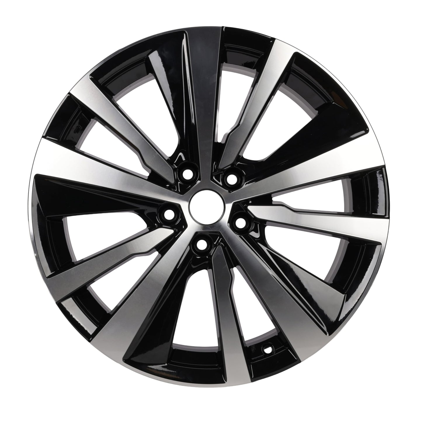 New Replacement 19 Inch Wheel For Nissan Altima Platinum SR SL SV S Edition ONE OEM Style Aluminum Alloy Rim for 2019 2020 2021 2022 2023 | 19x8" | Gloss Black w/Silver Finish - 403006AM3A 6AM3A