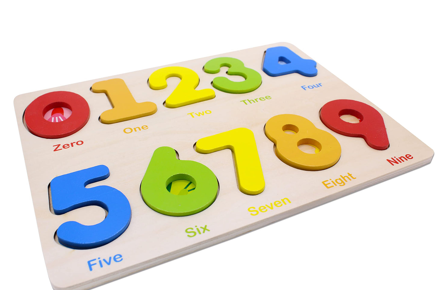 Aile Wooden Preschool Learning Number Puzzles Toys for Kids Age 2-4, Educational Toys.