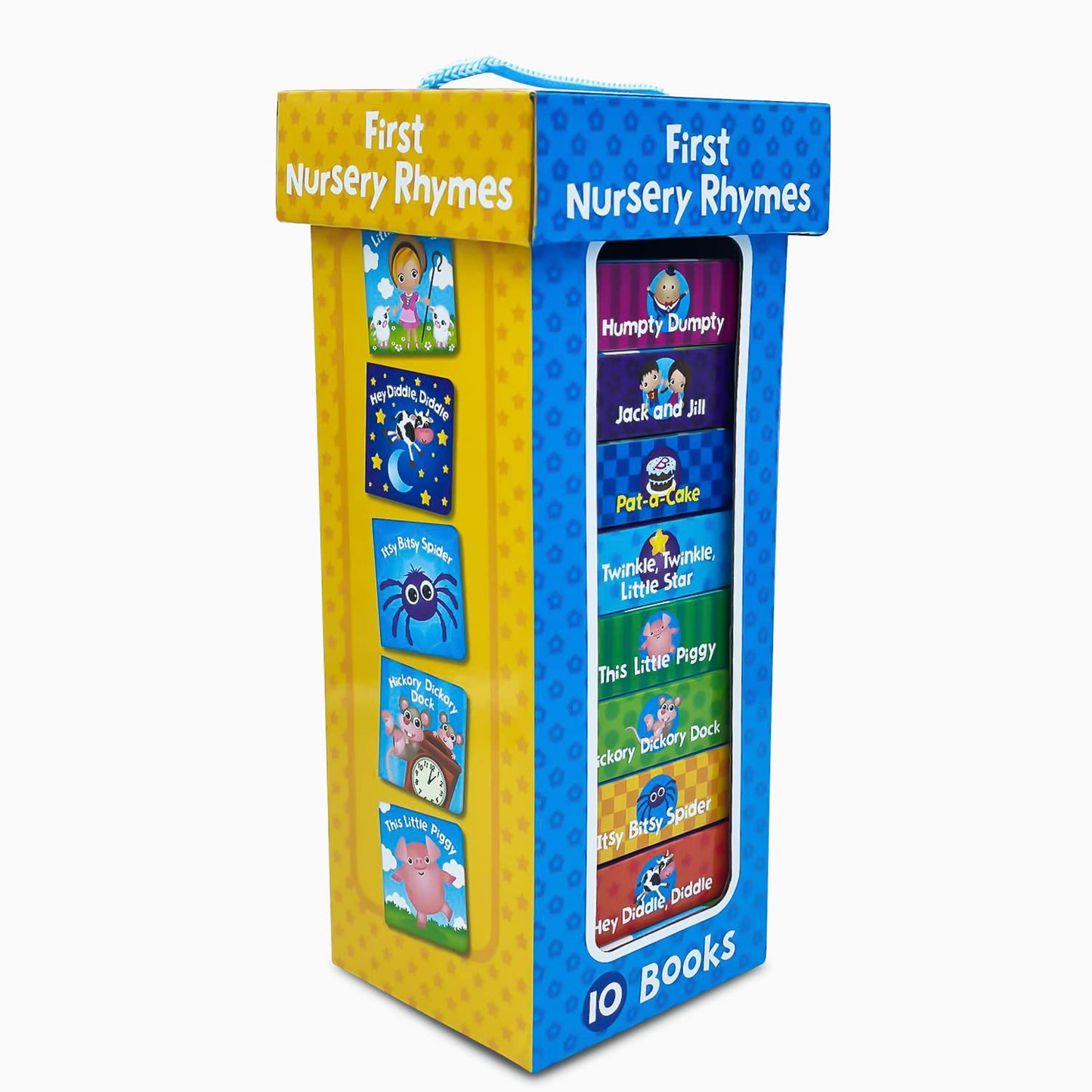 First Nursery Rhymes (Ten Mini-Board Book Tower Set)