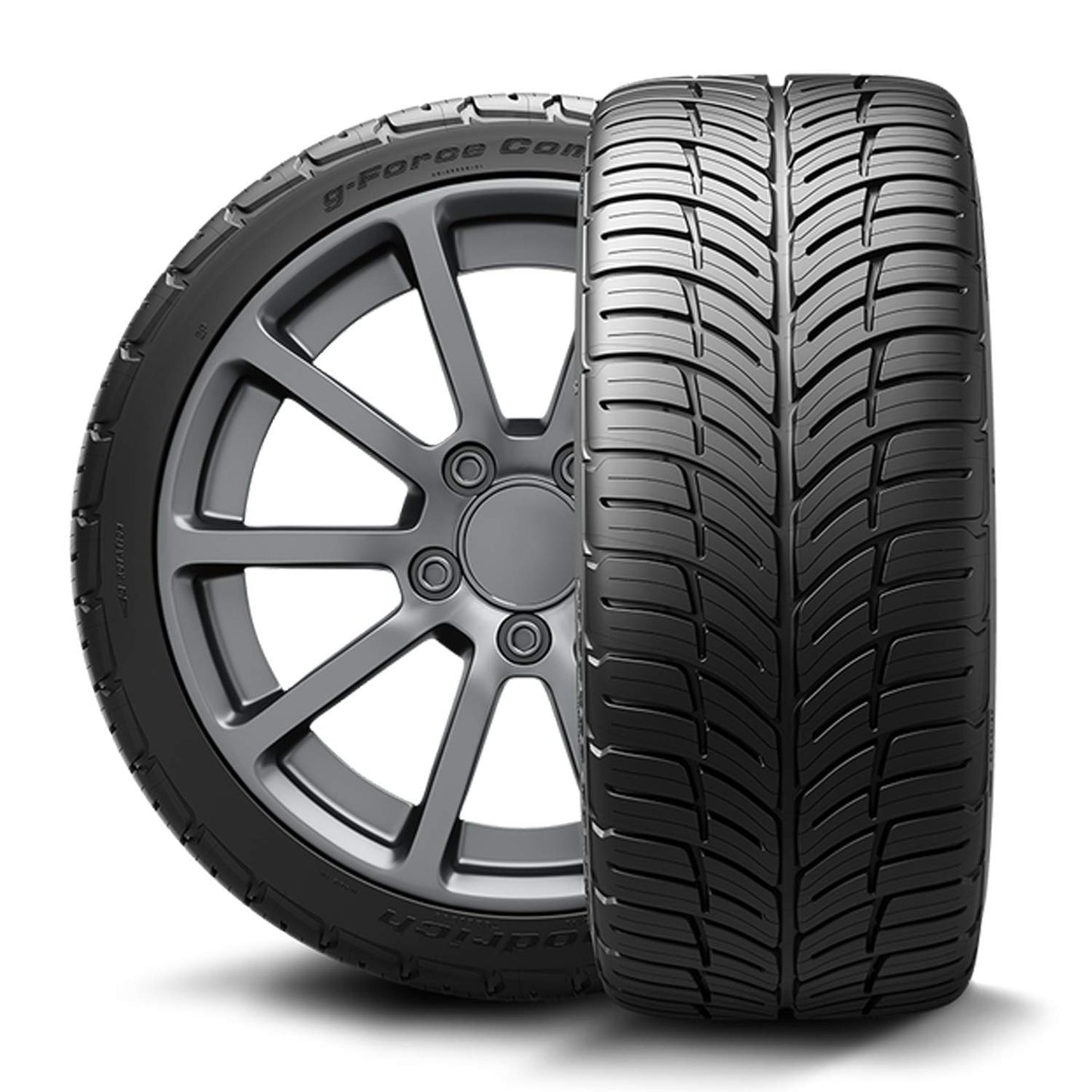 BFGoodrich G-Force Comp-2 A/S Plus All-Season Radial Car Tire for Ultra-High Performance, 245/45ZR20/XL 103Y