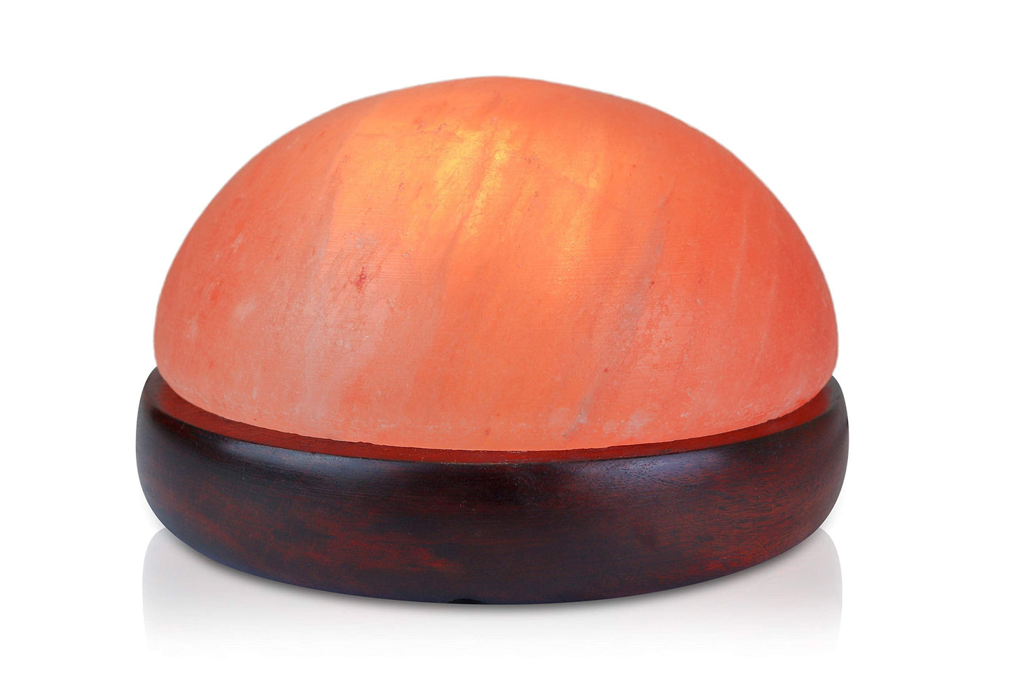 Himalayan Secrets® Salt Dome Lamp | for Warming Up Hands and Feet (9" Diameter)