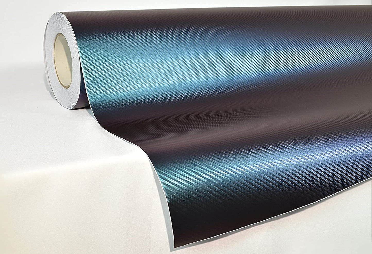 VViViD Chameleon Carbon Fiber Purple to Blue Oil Slick Stretch Conform Caste Vinyl Wrap Roll VViViD XPO (50ft x 5ft)