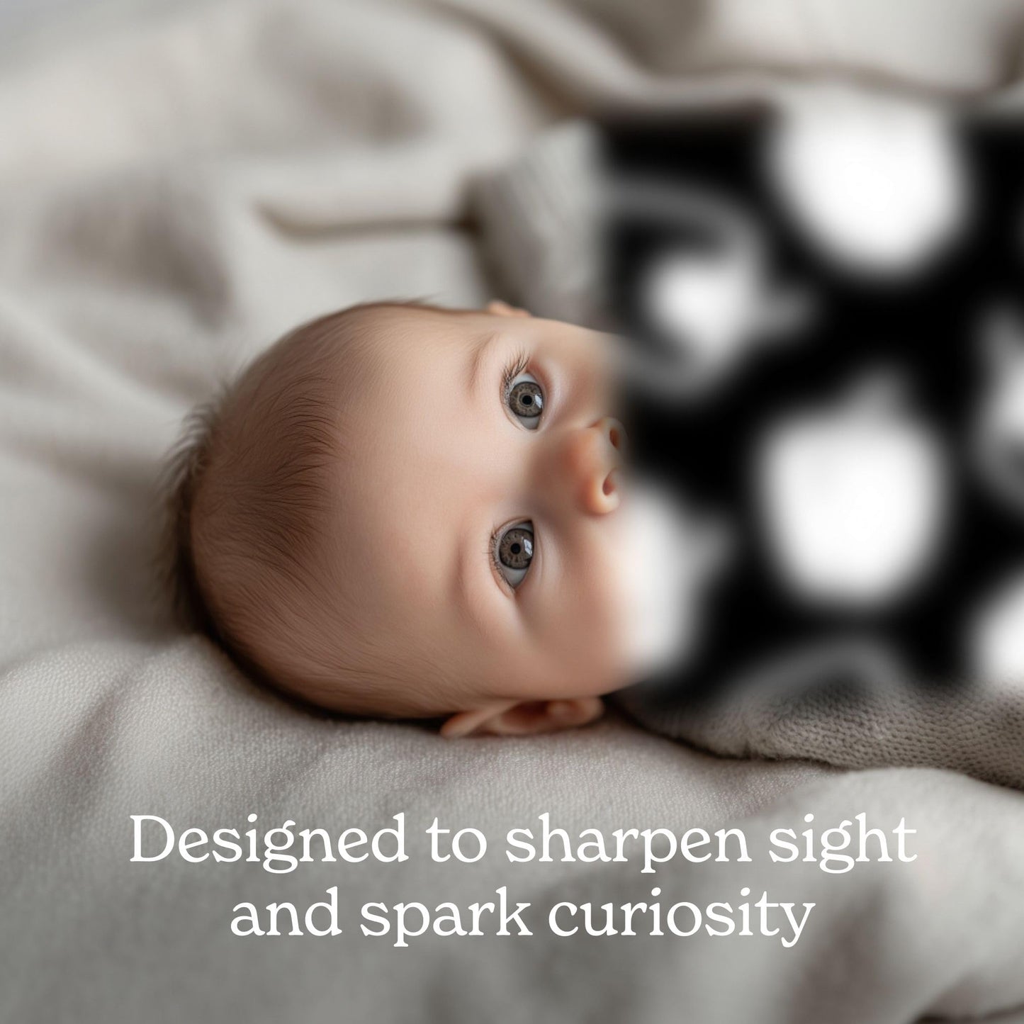 Garden for Baby Black and White Cards by Chunky Deli | High Contrast Sensory Toy for Newborn Visual Stimulation & Tummy Time | 10 Laminated Infant Learning Cards | Unique Foodie