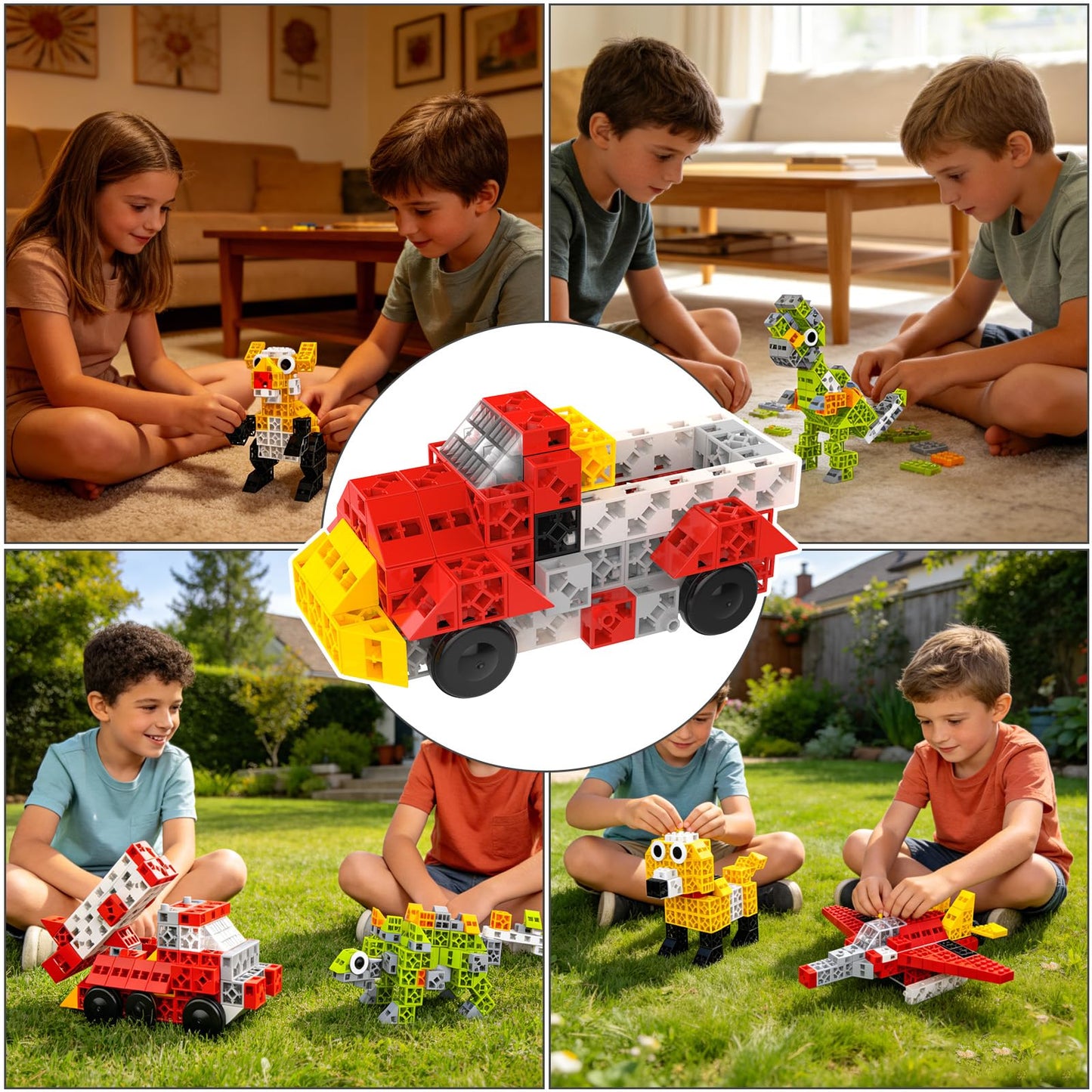 HYPDANK 150 PCS 0.8in Building Blocks - Toy Building Sets for Kids, Building Blocks Cubes, School Toys Birthday Gifts for Boys and Girls Age 3+ Years Old Stimulate Imagination (150, Helicopter)