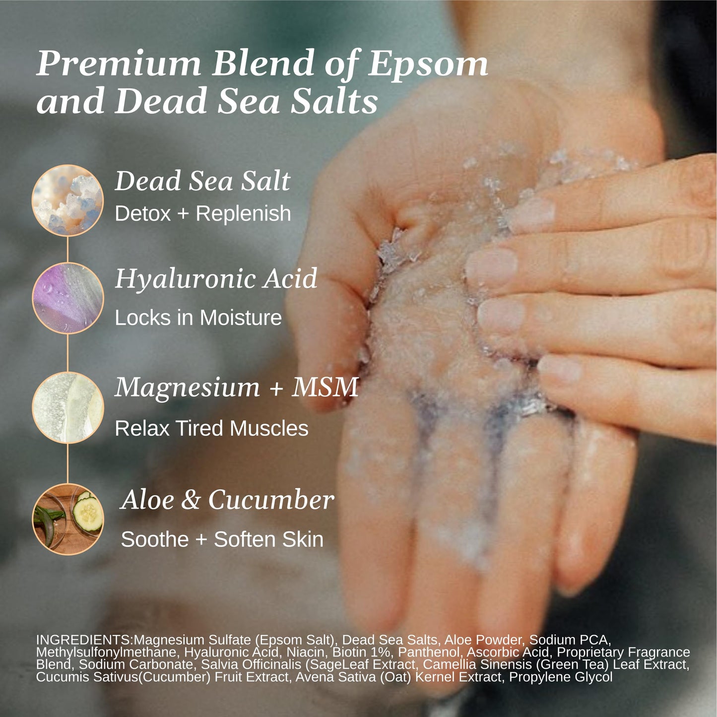 Relax Spa & Bath, Epsom & Dead Sea Salts, Aromatherapy Bath Salts for Hot Tub, Bath, or Spa, Infused with Magnesium, 32 oz Each, 7 Pack RX Therapy