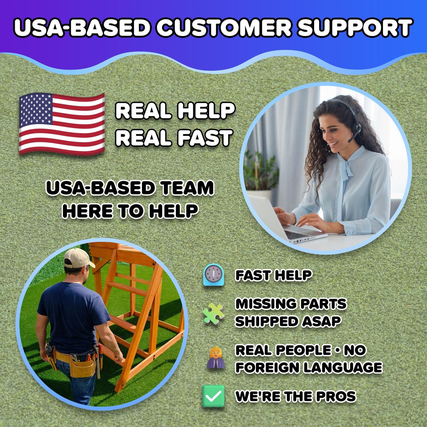 Sportspower My 1st Toddler Swing - Heavy-Duty Baby Indoor/Outdoor Swing Set with Safety Harness, Blue, 52"L x 55"W x 47"H