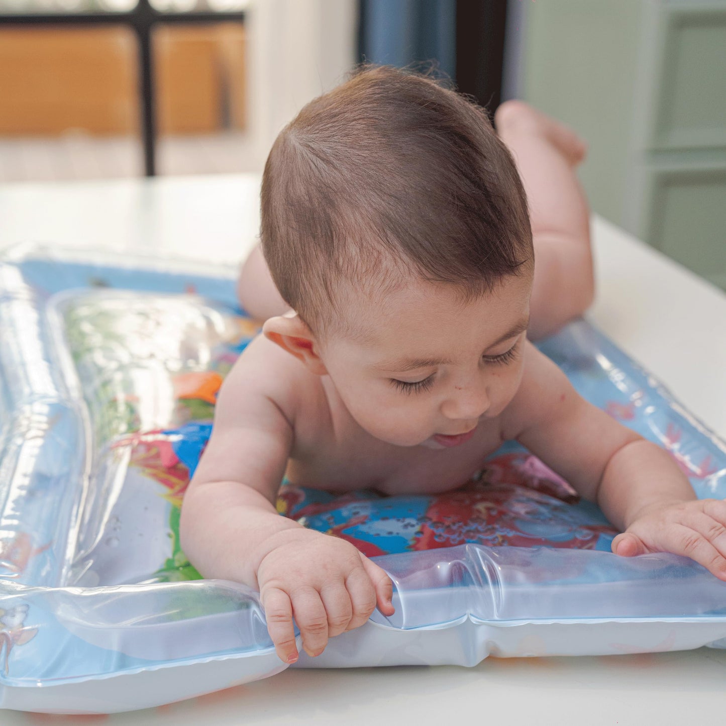 Mr. Pen- Inflatable Tummy Time Water Mat, Water Mat for Babies, Infant Water Mats, Baby Water Pad, Water Tummy Time Mat (Pack of 2)