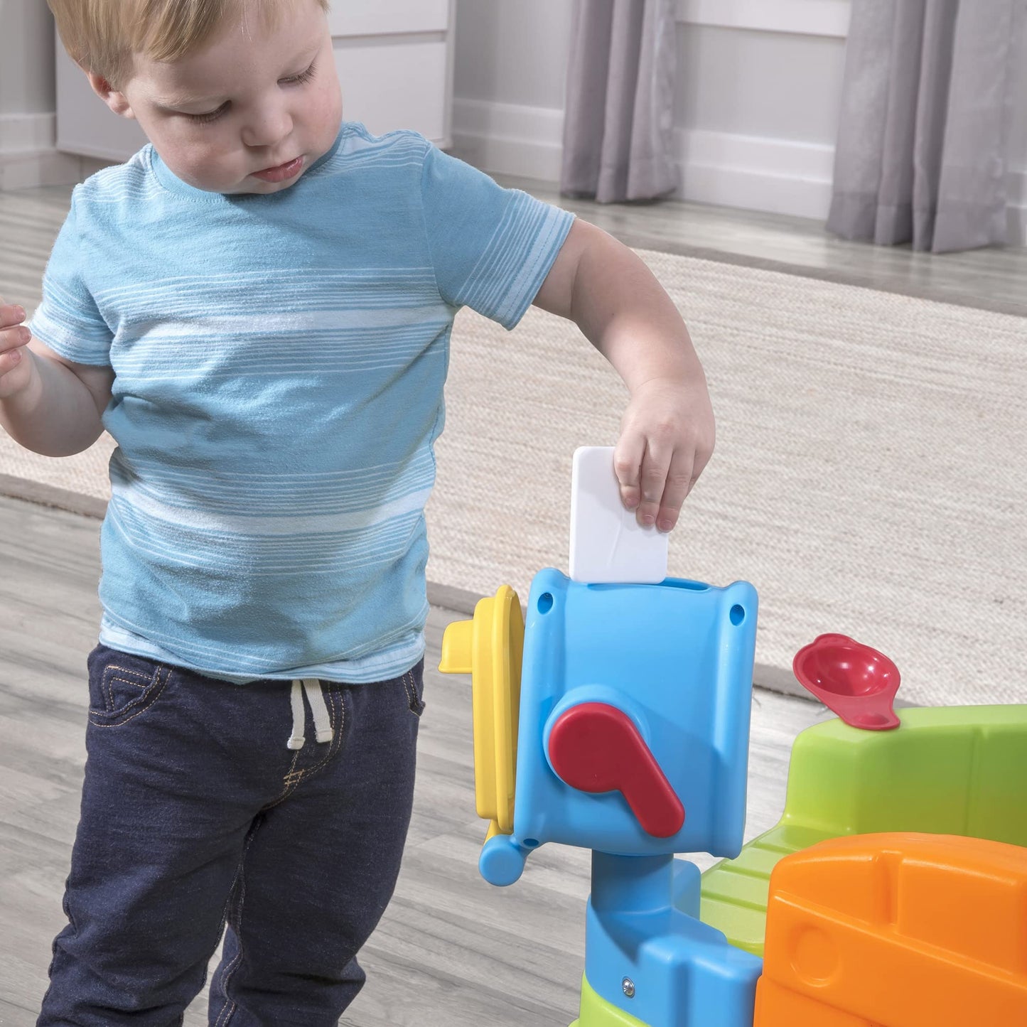 Step2 Toddler Corner House, Kids Playhouse, Indoor/Outdoor Playset, Play Gym with Kitchenette, Includes 15 Piece Toy Accessories, Made of Durable Plastic, for Toddlers 1+ Years Old