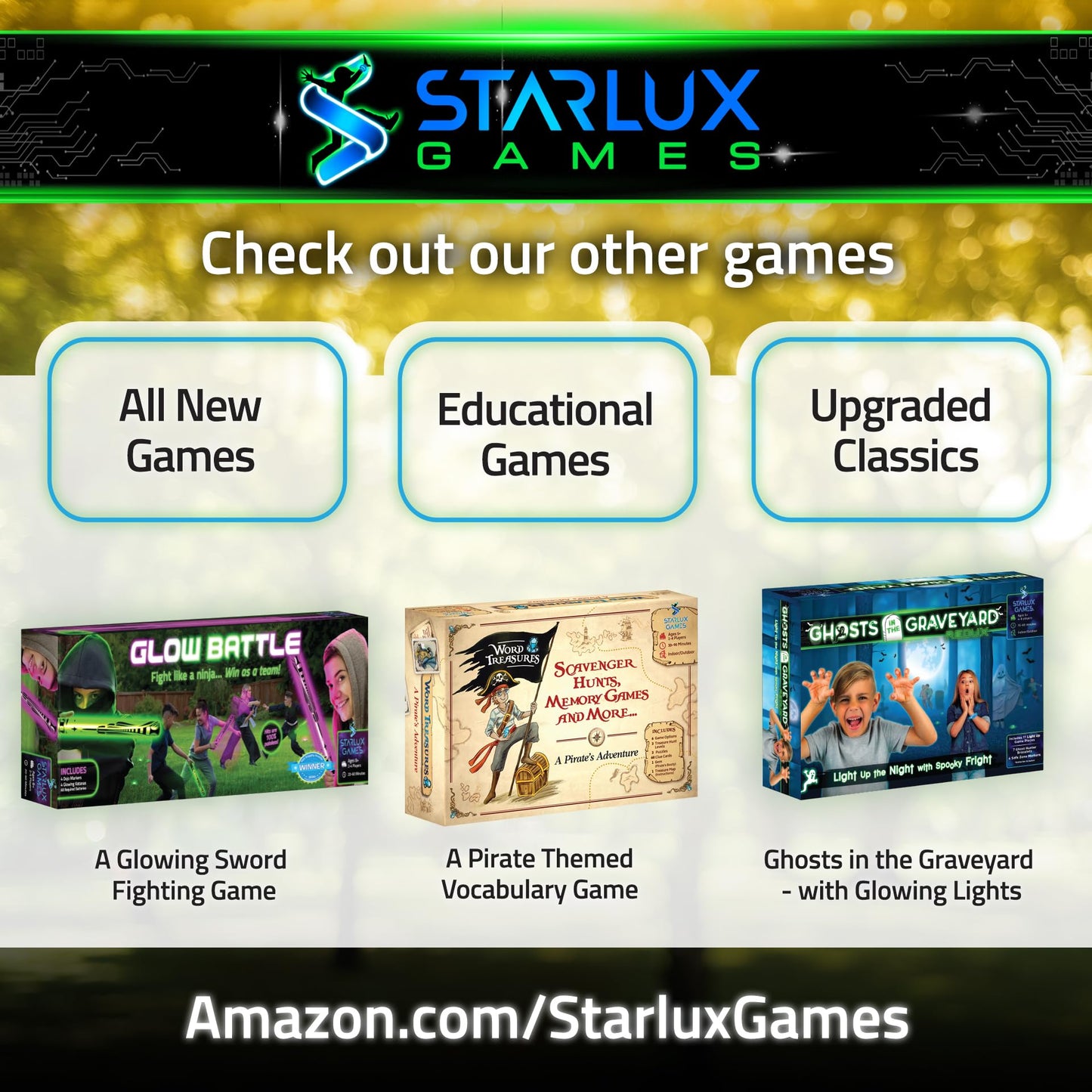 Capture The Flag REDUX: Glow-in-The-Dark Bracelet Expansion Set | Add 12 Players | Outdoor Games for Kids | Gift Idea for Teen Boys | Alternative to Hover Soccer & Light Up Basketball | By Starlux
