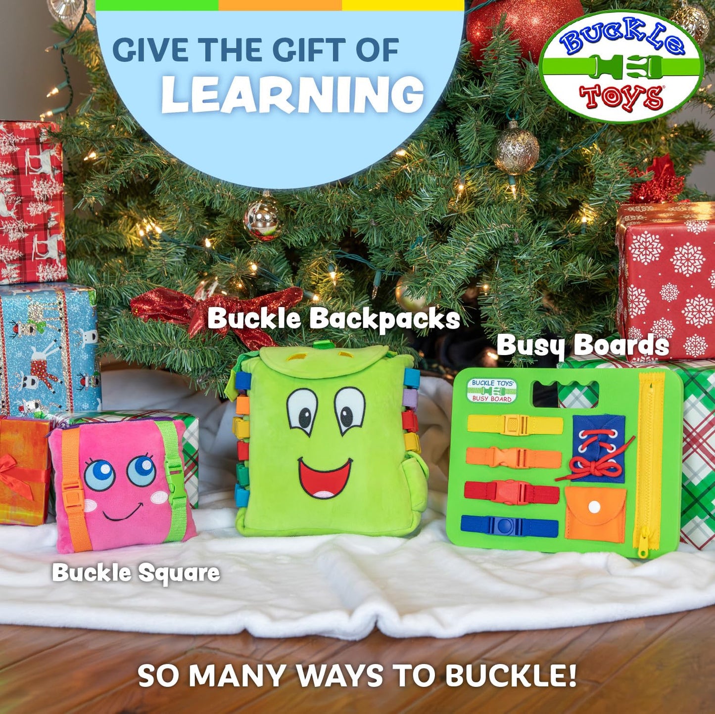 Buckle Toys - Bubbly Narwhal - Develop Fine Motor Skills - Sensory Learning Activity Toys - Toddler Plane Travel Essential
