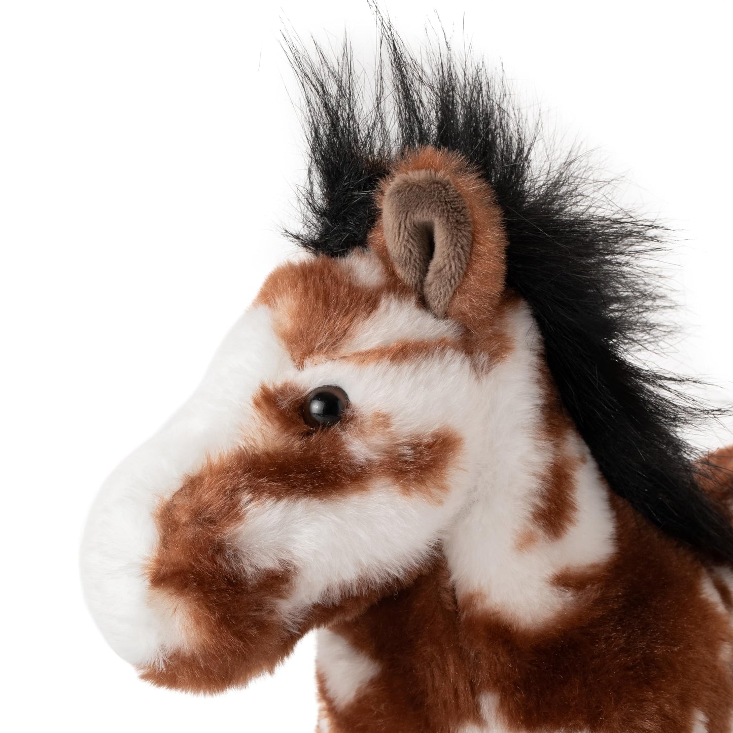 The Petting Zoo Floppy Painted Pinto Horse Stuffed Animal Plushie, Gifts for Kids, Wild Onez Barnyard Animals, Pinto Horse Plush Toy, 16 inches