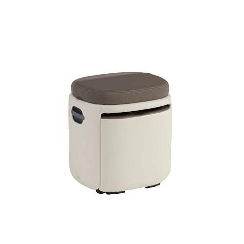 Human Touch Reveal Foot & Calf Massager Ottoman - Heated Air Compression, 3 Auto-Massage Programs & Adjustable Intensity for Stress Relief, Plantar Fasciitis, & Circulation - Includes 1-Year Warranty
