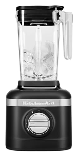 KitchenAid K150 3 Speed Ice Crushing Blender with 2 Personal Blender Jars - KSB1332Y - Black Matte