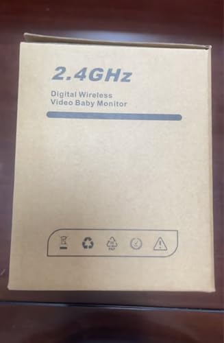 Blemil Upgrade Baby Monitor with 30-Hour Battery, 5" Large Split-Screen Video Baby Monitor with 2 Cameras and Audio, Remote Pan/Tilt/Zoom, Two-Way Talk, Room Temperature, Night Vision, 1000ft Range