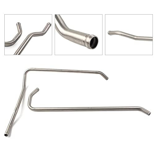 ZPFGOA NEW 1st, 2nd Gen CUMMINS Stainless Heater Lines (Feed and Return Line), Compatible with 1989 1990 1991 1992 1993 1994 1995 1996 19971998 Dodge (12V Engine), 3912086, 3912087