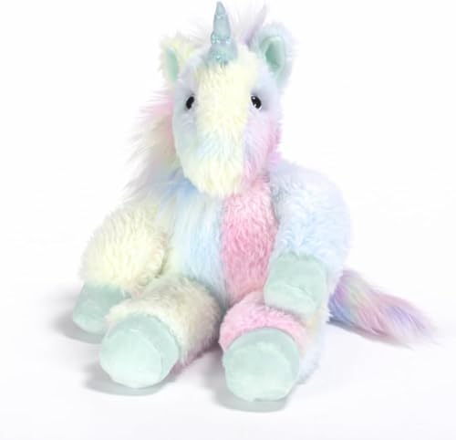 Vermont Teddy Bear Unicorn Stuffed Animal 18 in | Rainbow Unicorn Stuffed in USA with 100% Recycled Filling | Each Plush Saves 18 Plastic Bottles from Landfills
