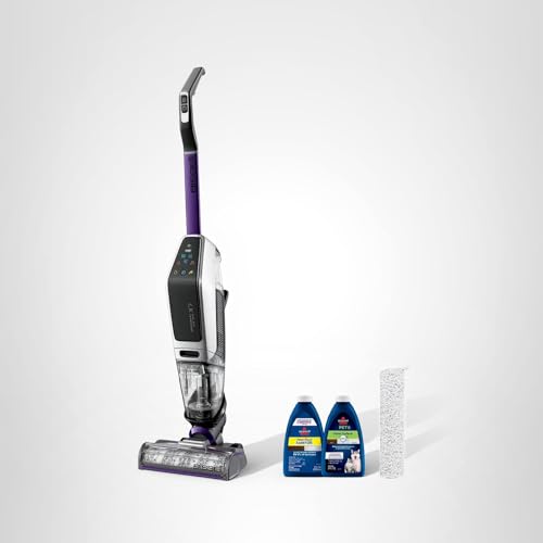 Bissell CrossWave X7 Cordless Pet Pro Multi-Surface Wet Dry Vacuum with WiFi Connectivity, 3279, Violet