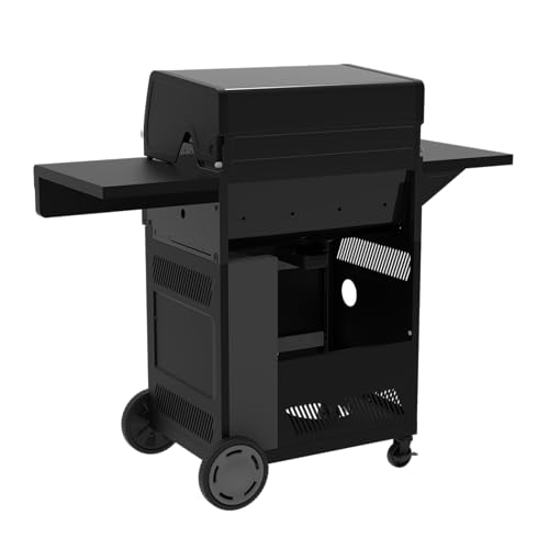 Charbroil Performance Series 4-Burner Gas Grill Cabinet with Side Burner, Black - 463253925