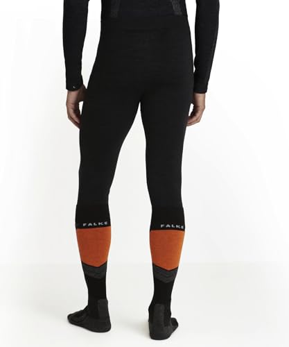FALKE Men's Wool Tech. 3/4 Tights Base Layer Bottom, Thermal Breathable Quick Dry, 1 Piece