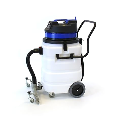 Farag Janitorial Industrial Vacuum Cleaner Wet/Dry - 2 Motors - Front Squeegee - 24 Gallon