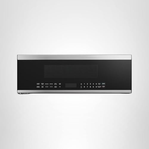 Midea MMO12S3ASTZ Over the Range Microwave Oven, 1.2 Cu.ft Slim Microwaves with Sensor Cook, Stainless Steel Microwaves, 1000W heating power with 400CMF vent fan