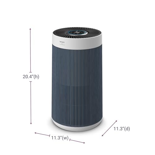 WINIX T830 Air Purifier for Home Extra Large Room Up to 1968 Ft² in 1 Hr With Smart Wi-Fi, Air Quality Monitor, True HEPA, Carbon Filter and Auto Mode, Captures Pet Allergies, Smoke, Dust