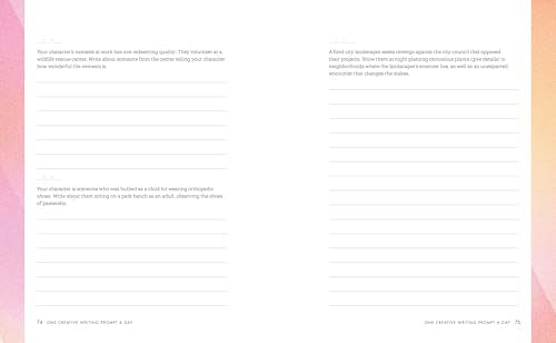 One Creative Writing Prompt A Day: A Journal to Build Your Craft and Unlock Your Inner Storyteller
