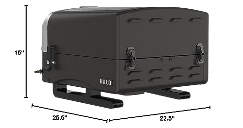 HALO Versa 16 Pizza Oven | 16” Rotating Stone, Patented Dual Burner System, 5-Minute Pizzas, Easy Clean | Propane Powered | HZ-1004-ANA
