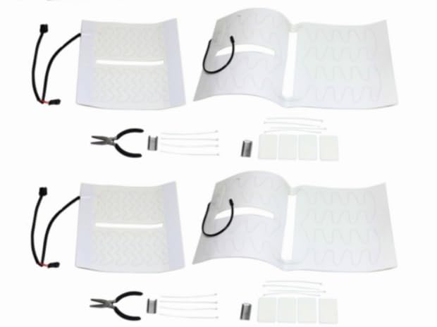 Zieichy 2 Set Seat Heater Pad, 4Pcs Seat Heat Pad Compatible with 2003-2007 Chevy GMC Pickup Truck SUV,15193975,641106,641105,88940288,88940289