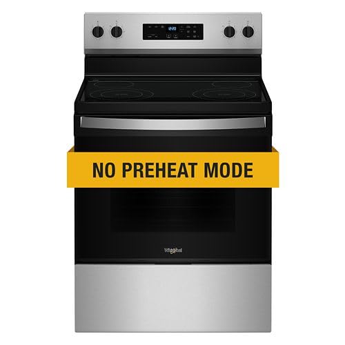 Whirlpool Flexible Electric Range by Whirlpool: 5.3 Cu. Ft. Freestanding with Stainless Steel Cooktop
