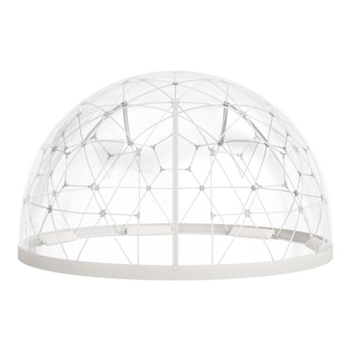 VEVOR Garden Dome Tent, 12 x 7.2 ft Clear Bubble Tent House for 4-7 Person, Waterproof PVC Geodesic Dome Greenhouse with Ventilated Window, Outdoor Igloo Tents for Patio Backyard Party Camping