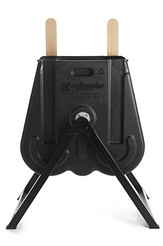 Steele Mixer: Hand-Powered Concrete Mixer | Manual Cement, Stucco, Mortar & Grout Mixer | Lightweight, No Electric Needed | Off-Grid, Emergency & DIY Ready | 34 lbs | Patented USA Design