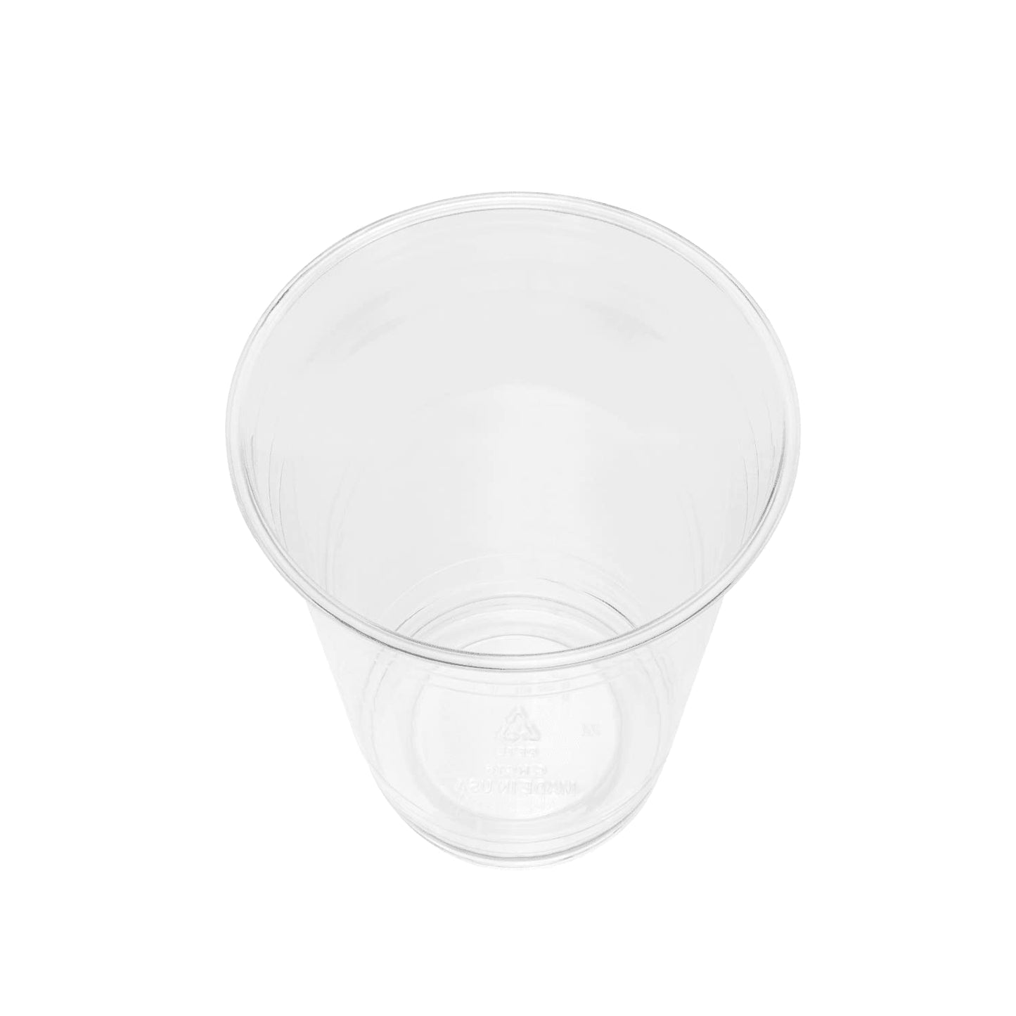Karat [1,000 ct] 16oz Plastic Cups, Clear Disposable Cold Cup For Iced Coffee, Smoothies, and More, 98mm (C-KC16)